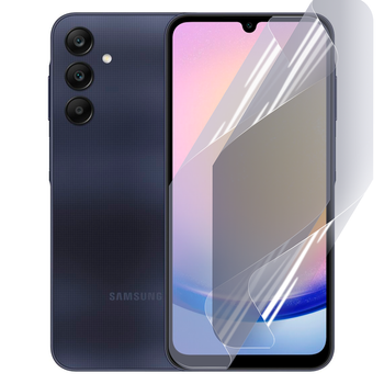 Плёнка гидрогелевая для Samsung Galaxy A25 (SM-A256B) глянцевая противоударная прозрачная