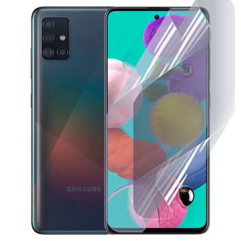 Плёнка гидрогелевая матовая для Samsung Galaxy A51 (SM-A515F) протиударная прозрачная