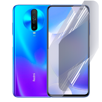 Антишпион приватная плёнка гидрогелевая для смартфона Xiaomi Redmi K30 5G противоударная прозрачная