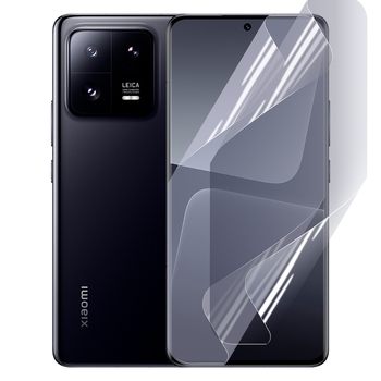 Антишпион приватная плёнка гидрогелевая для смартфона Xiaomi 13 Pro противоударная прозрачная