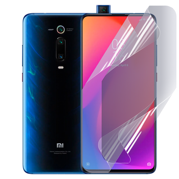 Антишпион приватная плёнка гидрогелевая для смартфона Xiaomi Mi 9T противоударная прозрачная