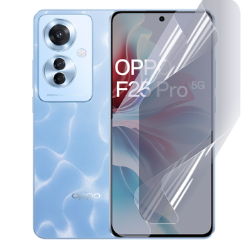 Антишпион приватная плёнка гидрогелевая для смартфона Oppo F25 Pro противоударная прозрачная
