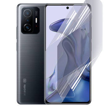 Плёнка гидрогелевая для Xiaomi 11T глянцевая противоударная прозрачная