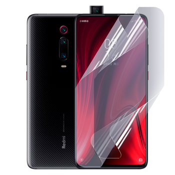 Антишпион приватная плёнка гидрогелевая для смартфона Xiaomi Redmi K20 Pro противоударная прозрачная