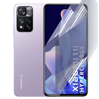 Антишпион приватная плёнка гидрогелевая для смартфона Xiaomi 11i Hypercharge противоударная прозрачная
