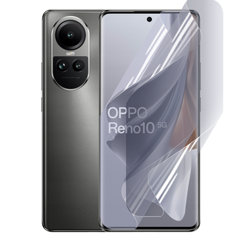 Плёнка гидрогелевая матовая для Oppo Reno 10 5G протиударная прозрачная