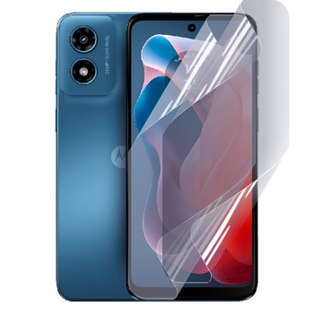 Антишпион приватная плёнка гидрогелевая для смартфона Motorola Moto G Play (2024) противоударная прозрачная