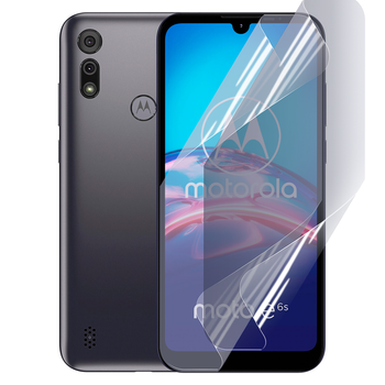 Плёнка гидрогелевая матовая для Motorola Moto E6S протиударная прозрачная