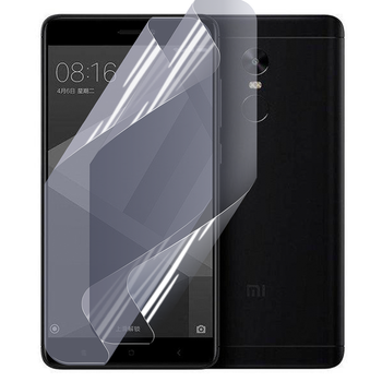 Антишпион приватная плёнка гидрогелевая для смартфона Xiaomi Redmi Note 4x противоударная прозрачная