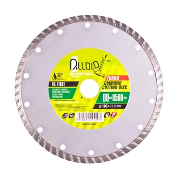 Диск відрізний алмазний Alloid Turbo DS-7180T 180*22,3 мм