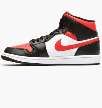 Кроссовки мужские Jordan 1 Mid 42.5 Червоно-білий 554724-079
