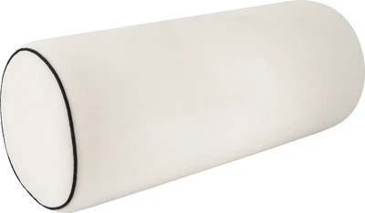 Подушка-валик MirSon №8489 Velvet Line 28-0001 White Велюр Пена Memory Антиаллергенная 50х20 см (2200006339984)