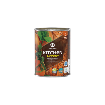 Фарба для кухні Eskaro Akzent Kitchen шовковисто-матова Біла 0.9 л