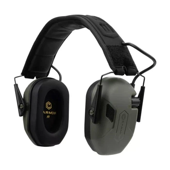 Активные наушники Earmor M300A с защитой слуха Оливковый