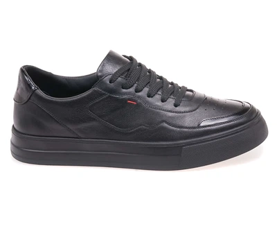Кеди чоловічі IKOS 0171-1/BLACK LEATHER 44 Чорний