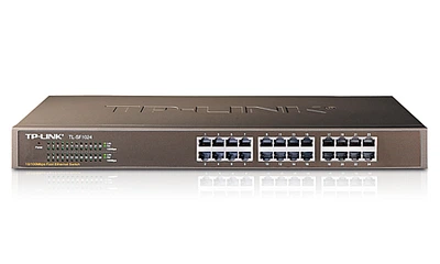 Коммутатор TP-LINK TL-SF1024 (24х10/100 Мбит, металл, монтаж в стойку)