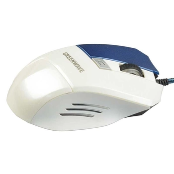 Мышь GREENWAVE MX-555L (R0013757) White, blue USB
