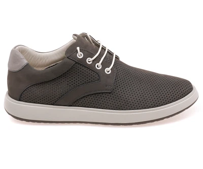 Туфлі комфорт чоловічі IKOS 447-6/GREY NUB 44 Сірий