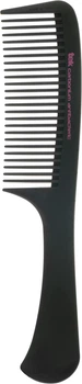 Антибактериальная карбоновая расческа TEK Carbonium Antibacteric Cutting Comb с ручкой и средними зубцами 22.2х4.5 см Черная (8021293058402)