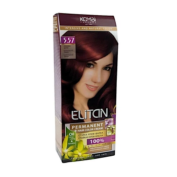 Стойкая крем-краска для волос Elitan intensive and natural color тон 5.57 — Шоколадный гранат Kombi Factory (4820000113250)