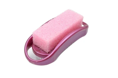 Пемза натуральная для ног Beauty LUXURY PF-06 со щеточкой (4820125871028)
