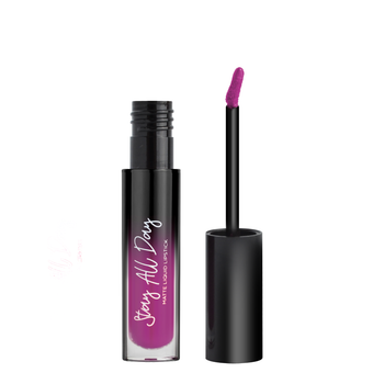 Рідка матовая помада для губ Parisa cosmetics Stay All Day ML-113 тон 06 Royal purple (4610149156474)