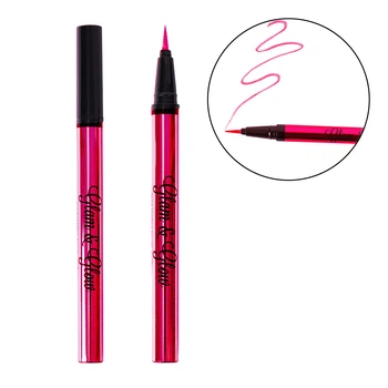 Подводка-фломастер для глаз цветная PARISA GLAM&GLOW PF-300 тон 7 Hot pink (6957574871021)