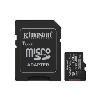 Карта памяти Kingston 128GB (з SD адаптером) Class 10 UHS-I U1 V10 A1 (SDCS3/128GB)