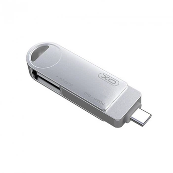 USB флешка XO DK03 64GB Type-C - USB 3.0, Steel
