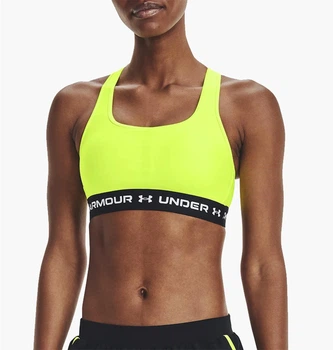 Спортивный топ женской Under Armour Crossback Mid Green XS Зелений 1361034-731
