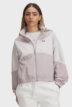 Ветровка женская Under Armour Rival Woven Jacket White/Grey L 1389631-009
