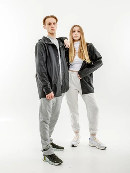 Куртка унисекс Rains Jackets 1201-Black 2XS/XS Черный 1201-BLACK