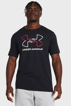 Футболка мужская Under Armour Gl Foundation Update Ss Black 2XL Черный 1382915-001