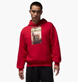 Кофта чоловіча Jordan Jm Chimney Flc Po Red L Червоний HQ5654-687
