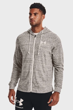 Кофта чоловіча Under Armour Hooded Sweatshirt Ua Rival Terry Grey XL Сірий 1370409-112