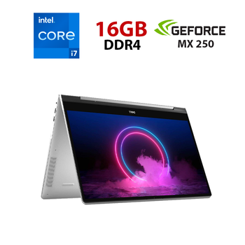 Ноутбук-трансформер Б-класс Dell Inspiron 7791 2n1 / 17.3" (1920x1080) IPS Touch / Intel Core i7-10510U (4 (8) ядра по 1.8 - 4.9 GHz) / 16 GB DDR4 / 512 GB SSD / nVidia GeForce MX250, 2 GB GDDR5, 64-bit / WebCam / HDMI б/у