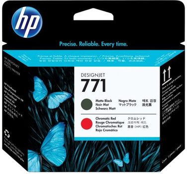 Tusz HP 771 Matte Black/Chromatic Red (884962986431)