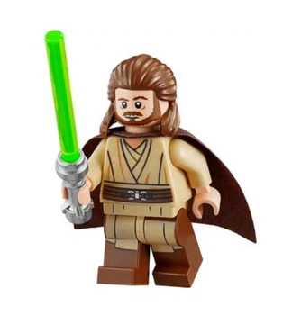 Детский конструктор Star Wars Звёздные войны минифигурка Квай-Гон Джинн (1064)