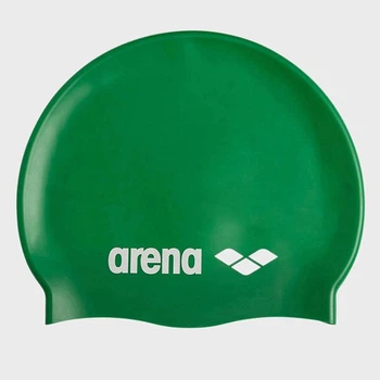 Шапка для плавания Arena CLASSIC SILICONE зеленый Уни OSFM 91662-104 (Оriгинал)