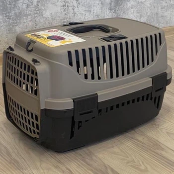 Переноска для тварин Irak Plastik PT-100 (до 6 кг) коричнево-лате