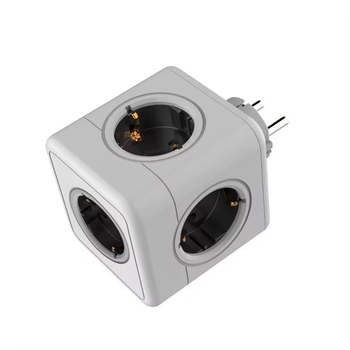 Розеточный разветвитель Multi EU Powercube E01 Gray 3600 Вт с 5 розетками тройник