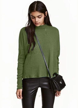 Свитер оверсайз H&M Зелений S (0421155)