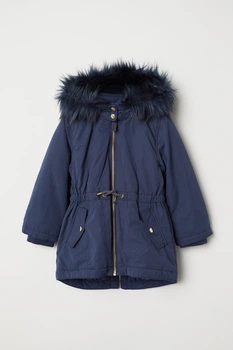 Парка H&M 92см темно синий 86277598