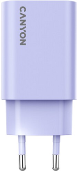 Мережевий зарядний пристрій Canyon OnCharge 30CL 1xPD Type-C 30W Purple (CNE-CHA30CLPU)
