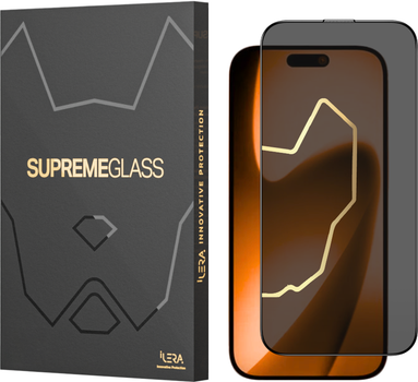 Захисне скло iLera DeLuxe Incognito Glass для Apple iPhone 17 Pro Max Black (ILINDL17PRMX )