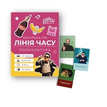 Настільна гра Gifty Лінія часу попкультура (AA-0186955)
