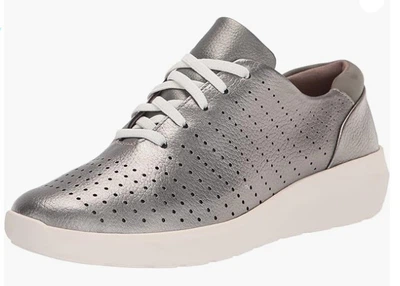 Туфли женские Clarks размер 42 Серебристые