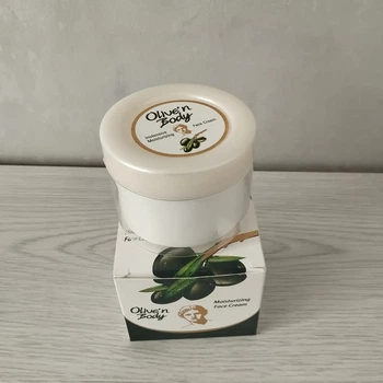 Зволожуючий крем для обличчя з екстрактом листя оливи та алое Olive’n Body, 100 мл