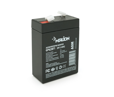 Аккумуляторная батарея Merlion AGM GP628F1 6V 2.8Ah