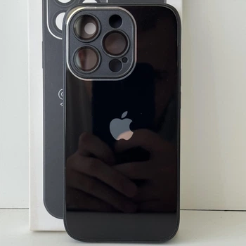 Чехол Glass 9D Case Black для Apple iPhone 14 Pro